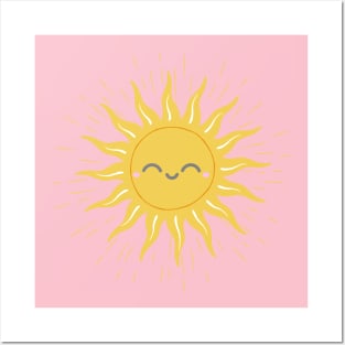 Happy Sunshine Logo Posters and Art